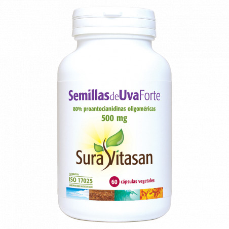 Comprar online SEMILLA UVA FORTE & ARANDANO ROJO 60 CAPS SURA VITASAN