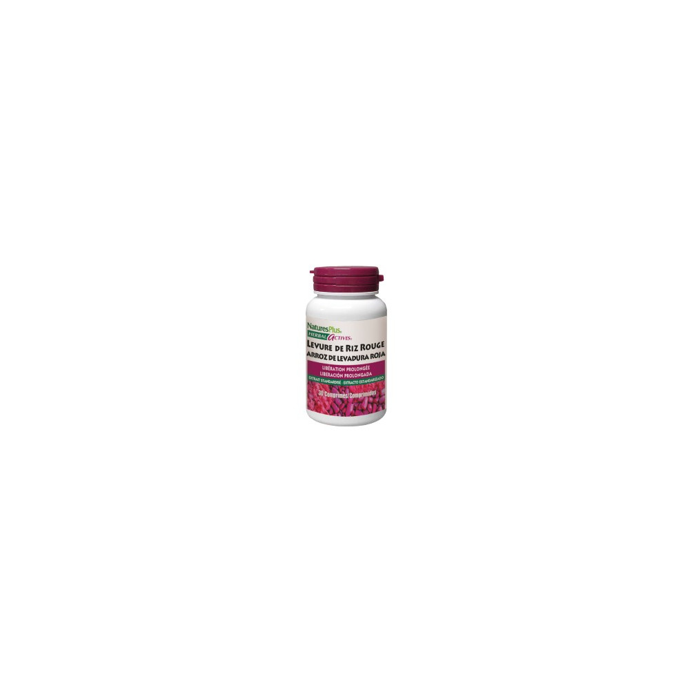 RED YEAST RICE 600MG 30 COMP NATURE'S PLUS