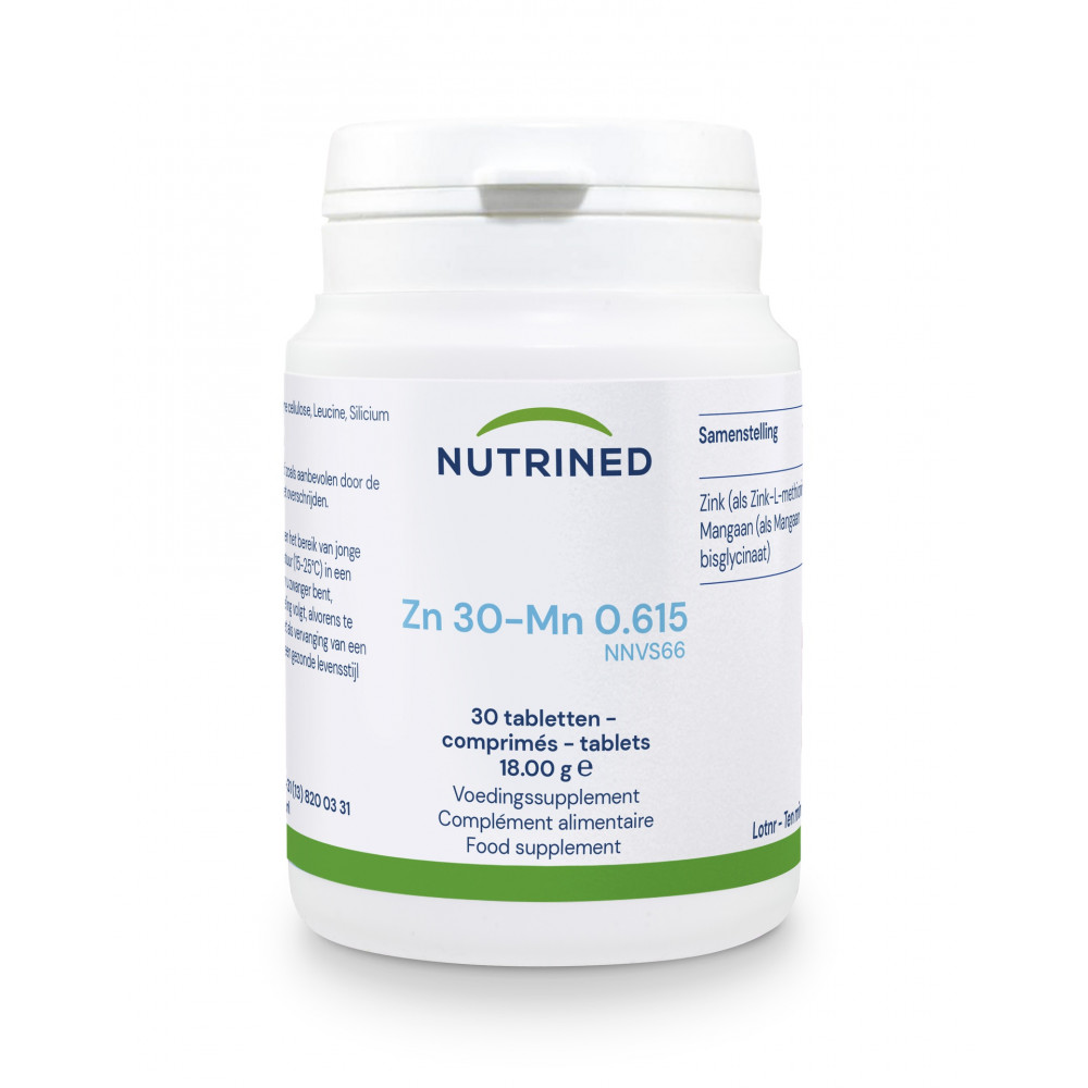 Comprar ZINK 30 MANGAAN 0,615 30 CAPS NUTRINED online - Farmacia Coliseum