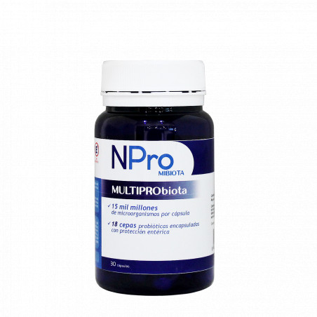 Comprar NPRO MULTIPROBIOTA 30 CAP NATURAL PROBIOTICS online - Coliseum