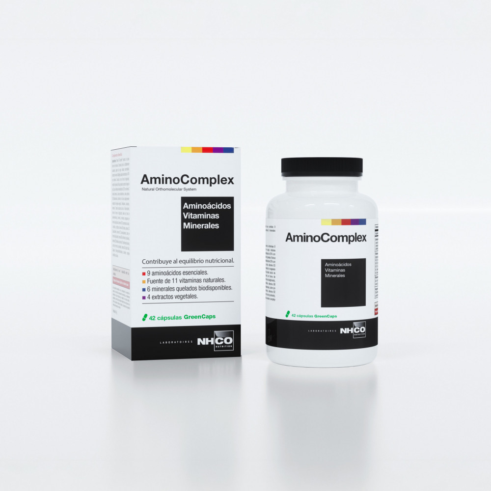 Comprar AMINOCOMPLEX 42 CAPSULAS NHCO NUTRITION online - Farmacia Coliseum