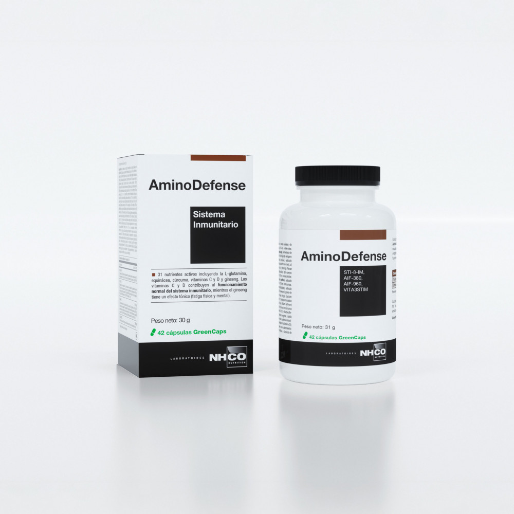 Comprar AMINODEFENSE 42 CAPSULAS NHCO NUTRITION online - Farmacia Coliseum