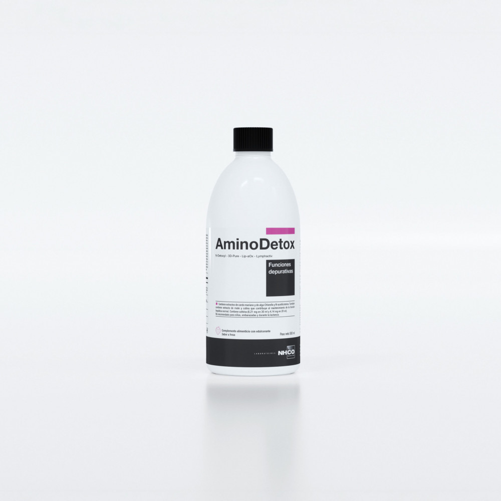 Comprar AMINODETOX 500 ML SABOR FRESA NHCO NUTRITION online - Farmacia Coliseum