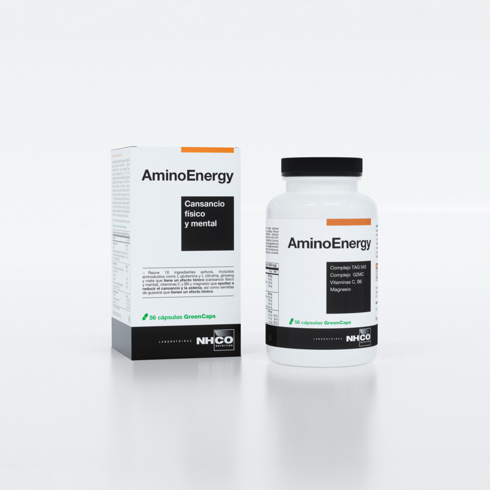 Comprar AMINOENERGY 56 CAPSULAS NHCO NUTRITION online - Farmacia Coliseum