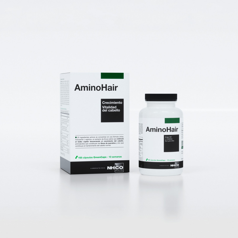Comprar AMINOHAIR 168 CAPSULAS NHCO NUTRITION online - Farmacia Coliseum