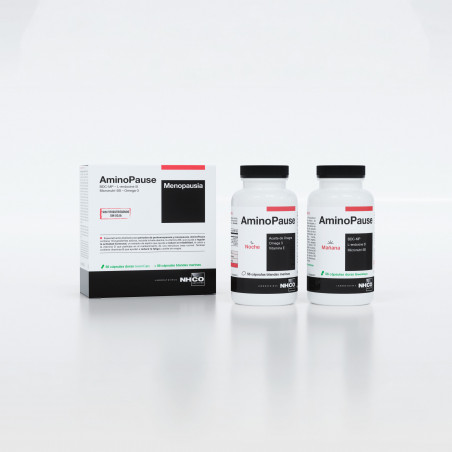 Comprar AMINOPAUSE 56 CAPS DURAS + 56 CAPS BLANDAS NHCO NUTRITION online - Farmacia Coliseum