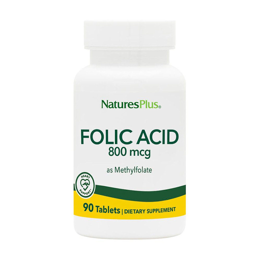 FOLICO ACIDO 800 MCG 90 COMP NATURE'S PLUS