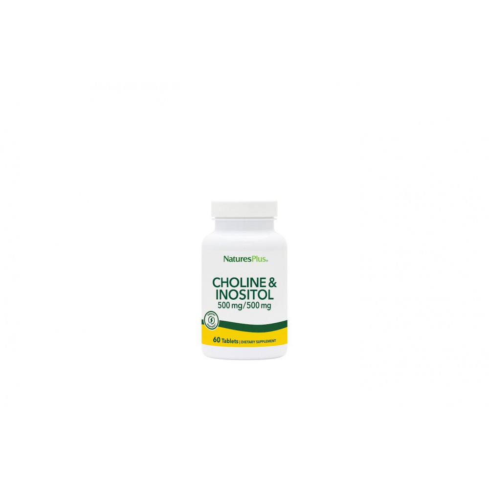 COLINA INOSITOL 500/500 MG 60 COMP NATURE'S PLUS