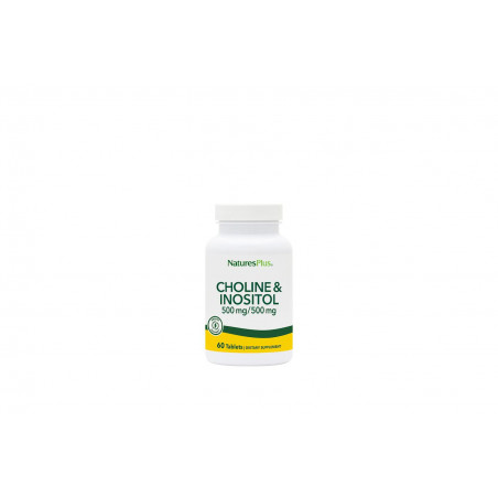 COLINA INOSITOL 500/500 MG 60 COMP NATURE'S PLUS