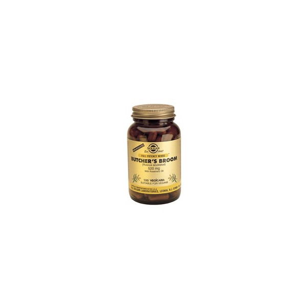 RUSCO (BUTCHER'S BROOM) 520 MG 100 CAP SOLGAR