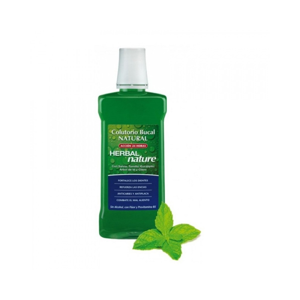 Comprar COLUTORIO HERBAL NATURE 500 ML NATYSAL online - Farmacia Coliseum