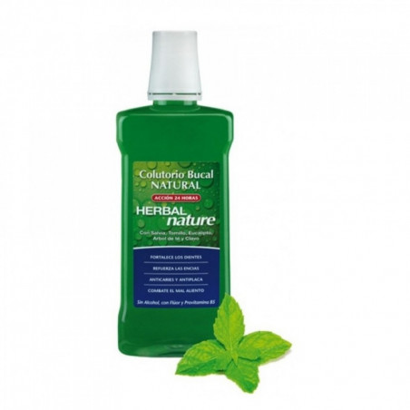 Comprar COLUTORIO HERBAL NATURE 500 ML NATYSAL online - Farmacia Coliseum