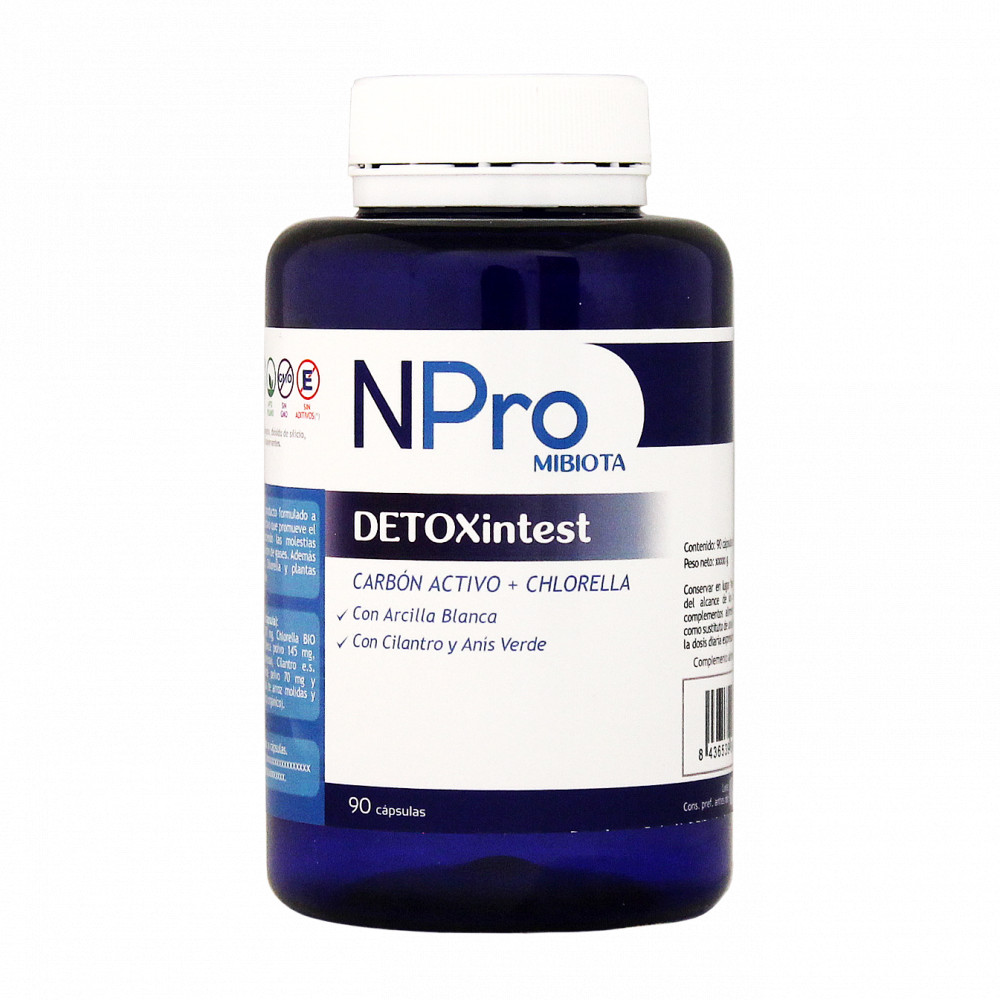 Comprar online NPRO DETOXINTEST 90 CAP NATURAL PROBIOTICS - Farmacia Coliseum