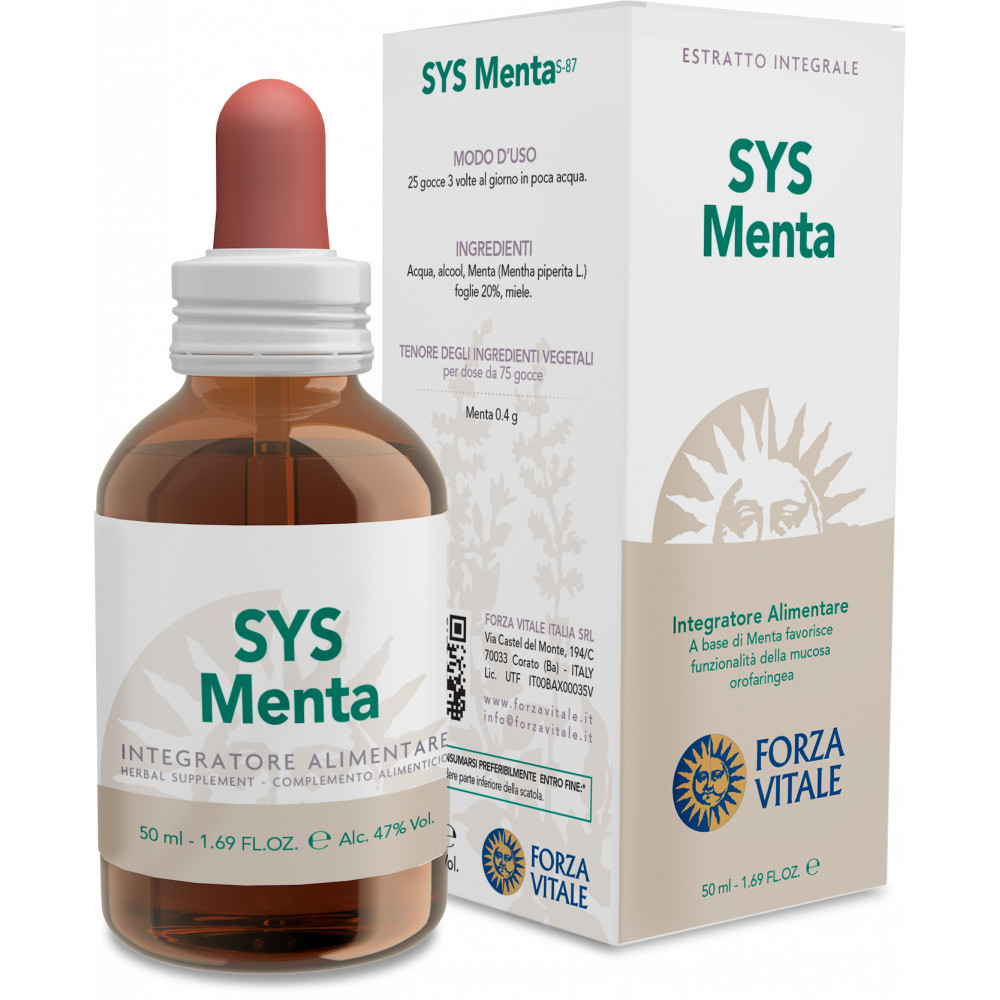 Comprar SYS MENTA 50 ML FORZA VITALE online - Farmacia Coliseum