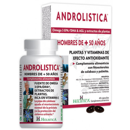Comprar online ANDROLISTICA 90 CAP HOLISTICA - Farmacia Coliseum