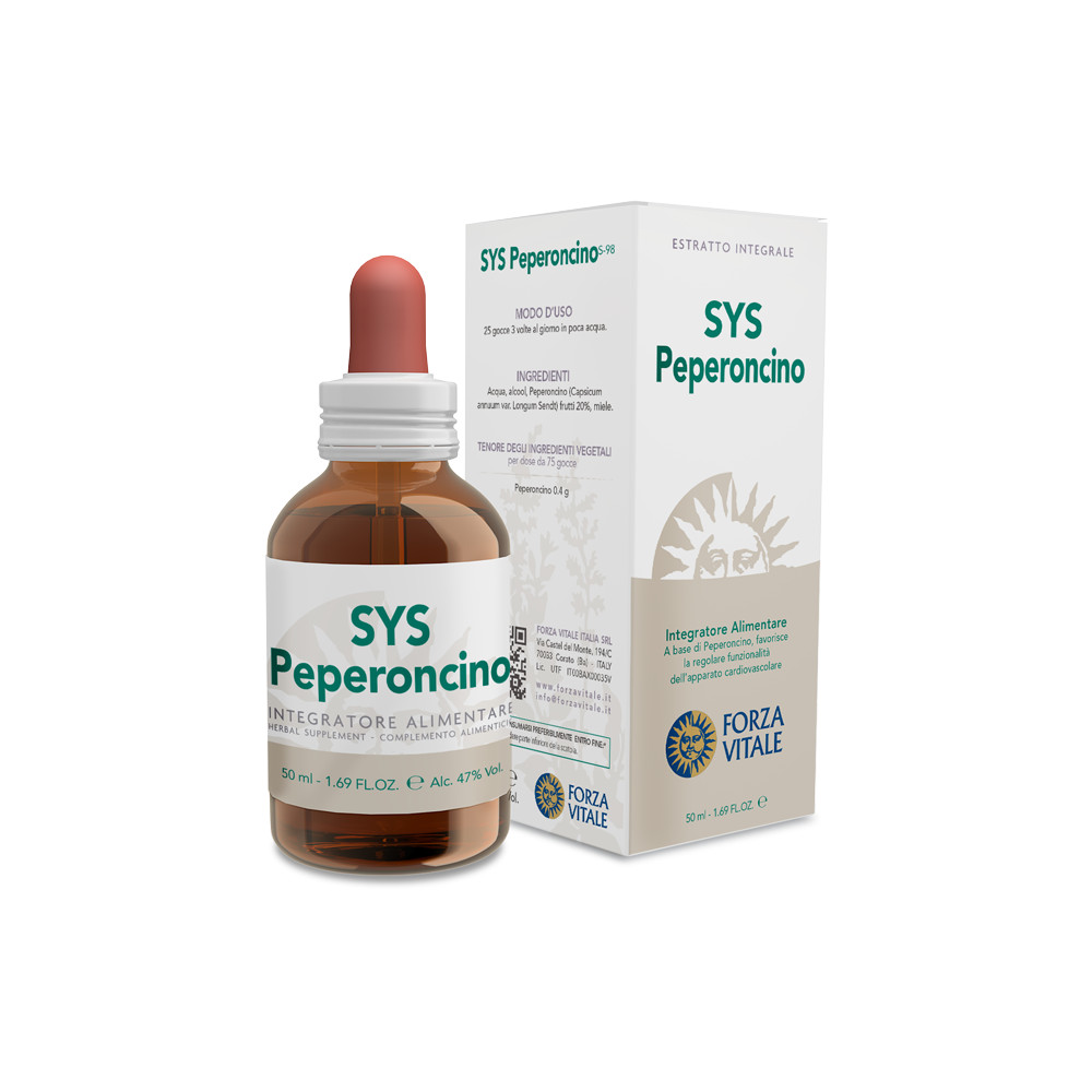 Comprar online SYS PEPERONCINO 50 ML FORZA VITALE - Farmacia Coliseum