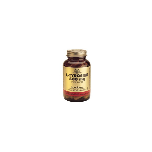 TIROSINA 500 MG 50 CAP SOLGAR