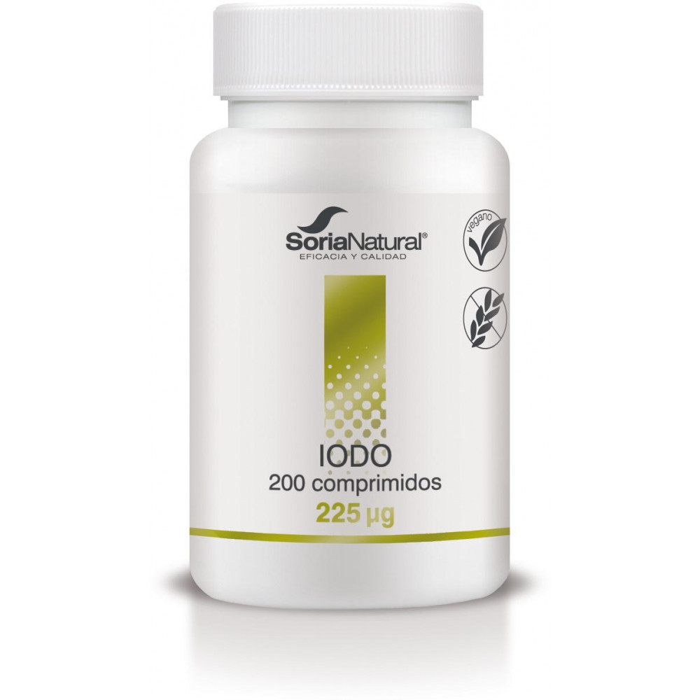 Comprar online IODO 225 MCG 200 COMP SORIA NATURAL - Farmacia Coliseum