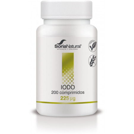 Comprar online IODO 225 MCG 200 COMP SORIA NATURAL - Farmacia Coliseum