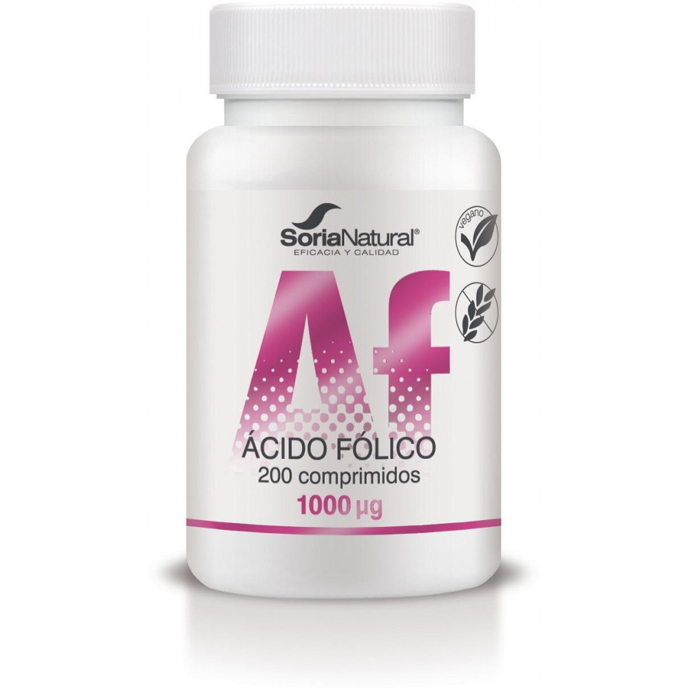 Comprar online FOLICO ACIDO 1000 MCG 200 COMP SORIA NATURAL -Coliseum