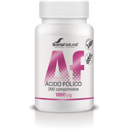 Comprar online FOLICO ACIDO 1000 MCG 200 COMP SORIA NATURAL -Coliseum