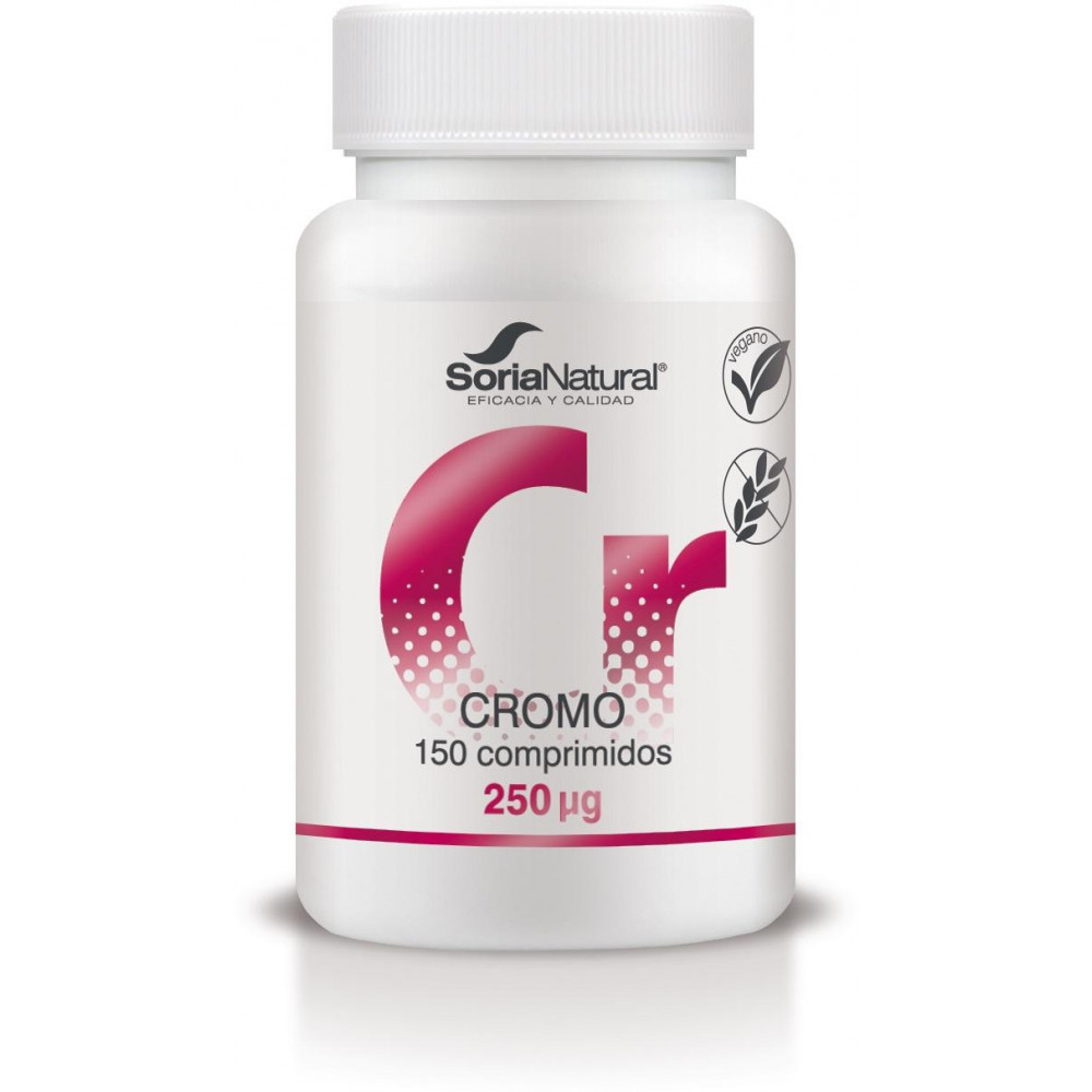 Comprar online CROMO 250 MCG 150 COMP SORIA NATURAL - Farmacia Coliseum