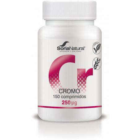 Comprar online CROMO 250 MCG 150 COMP SORIA NATURAL - Farmacia Coliseum