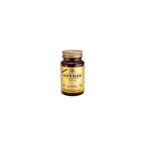UÑA DE GATO (CAT'S CLAW-UNCARIA) 1000 MG 90 COMP SOLGAR