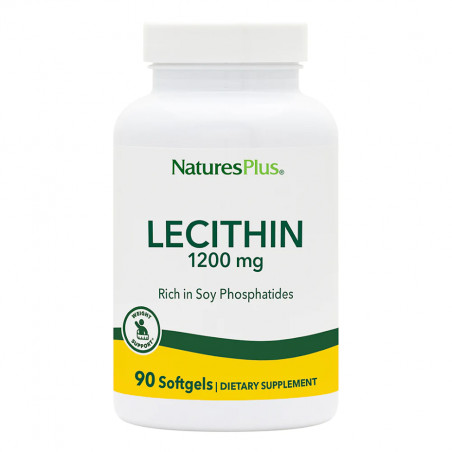 LECITINA DE SOJA 1200 MG 90 PERLAS NATURE'S PLUS