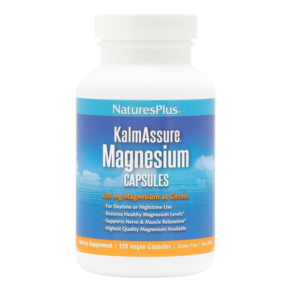 MAGNESIO CITRATO KALMASSURE 105 MG 120 CAP NATURES PLUS
