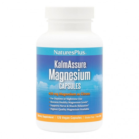 MAGNESIO CITRATO KALMASSURE 105 MG 120 CAP NATURES PLUS