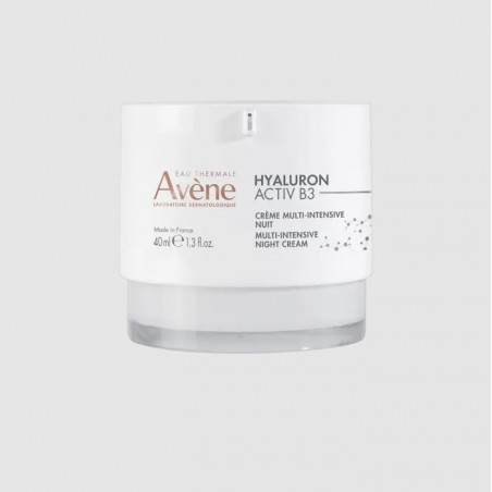 AVENE HYALURON ACTIV B3 CREMA MULTI INTENSIVA DE NOCHE 40 ML - Farmacia Coliseum
