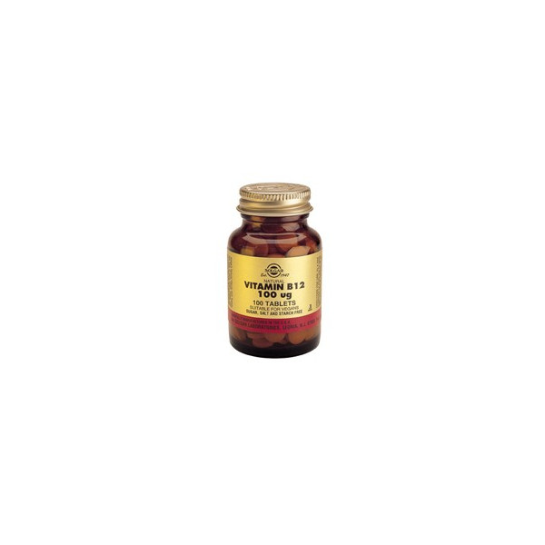 VITAMINA B-12 100 MCG (COBALAMINA) 100 COMP SOLGAR