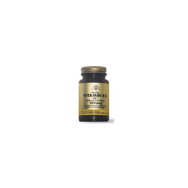 VITAMINA K2 100 MCG (MENAQUINONA) 50 CAP VEG SOLGAR