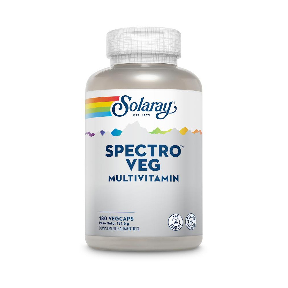 SPECTRO VEG MULTIVITAMINA 180 CAP SOLARAY