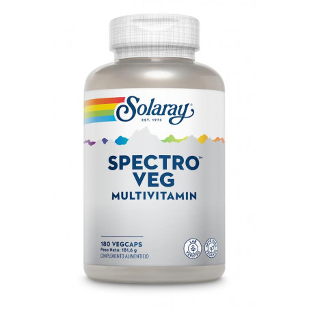 SPECTRO VEG MULTIVITAMINA 180 CAP SOLARAY