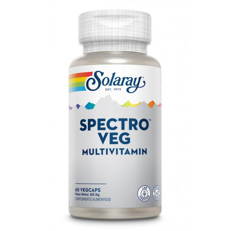 SPECTRO VEG MULTIVITAMIN 60 CAP SOLARAY