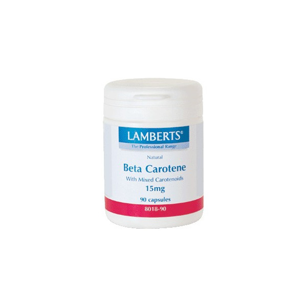 BETA CAROTENO NATURAL 15 MG 90 CAP LAMBERTS