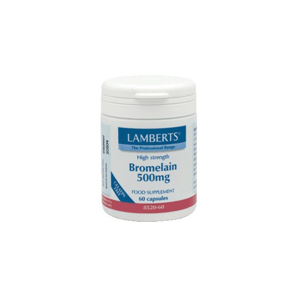 BROMELINA 500MG 60 CAP LAMBERTS