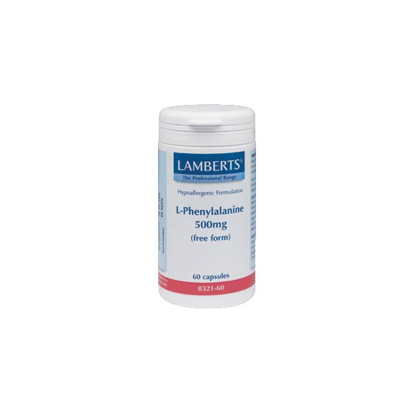 FENILALANINA 500 MG 60 CAP LAMBERTS
