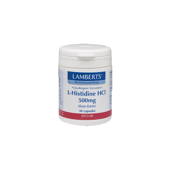 HISTIDINA HCL 500 MG 30 CAP LAMBERTS